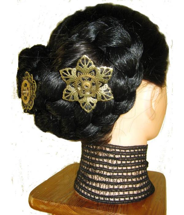 Mechanical Steampunk Hair Flower I