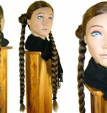 Braided Nostalgic Updo, crimped hair