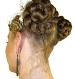 Braided Hair Buns, voluminous hair