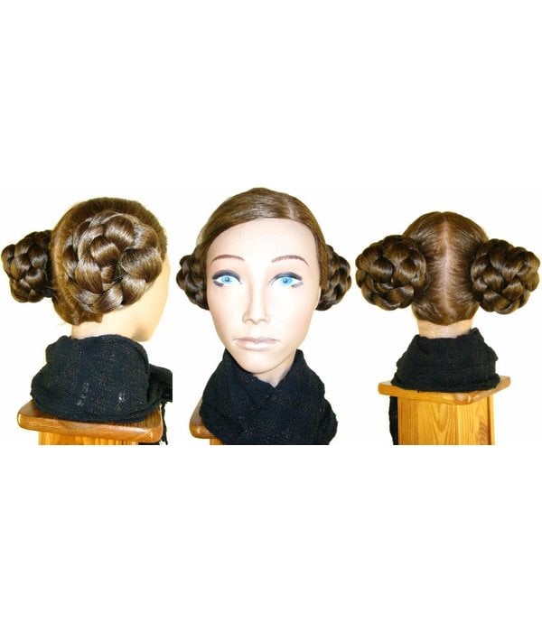 Braided Hair Buns, voluminous hair