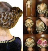 Braided Hair Buns, voluminous hair