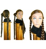 Braided Hair Buns, voluminous hair