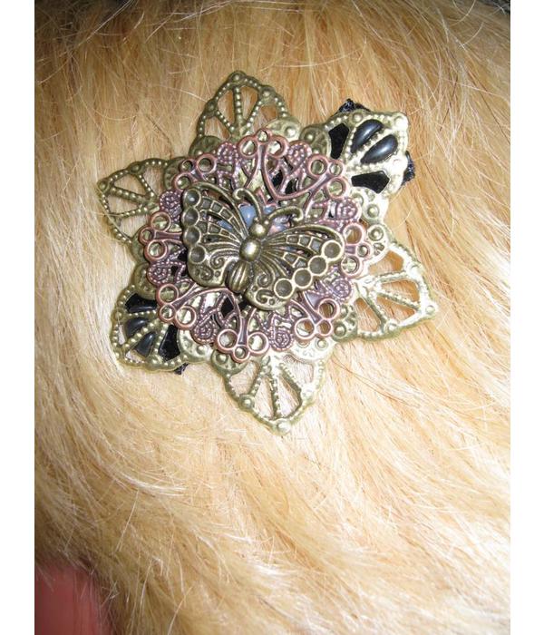 Steampunk Fairy Hair Flowers