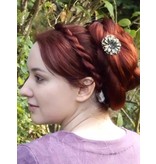 Steampunk Dahlia Hair Flower