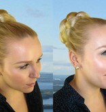 Diva Hair Bun/ Chignon, crimped hair