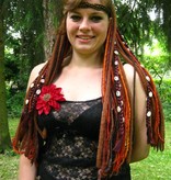 Tribal Belly Dance "Cowry Dream" Hair Piece