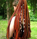 Tribal Belly Dance "Cowry Dream" Hair Piece