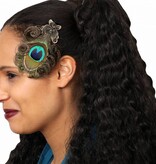 Peacock Feather Butterfly Fascinator