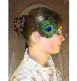 Steampunk Peacock Feather Fascinator