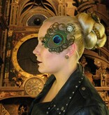 Steampunk Peacock Feather Fascinator