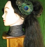 Steampunk Peacock Feather Fascinator