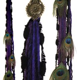 Purple Dream (Peacock) hip tassel