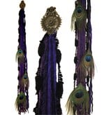 Purple Dream (Peacock) hip tassel