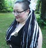 Black & Grey Goth Dread Falls