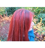 Clip-In Braids, plain & straight - add your own decoration!