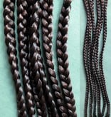 Clip-In Braids, plain & straight - add your own decoration!
