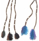 Cowry & Feather Extensions for dread falls