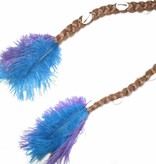 Cowry & Feather Extensions for dread falls