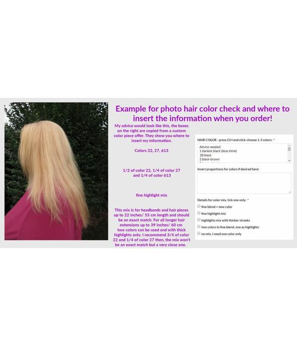 First & FREE hair color matching advice