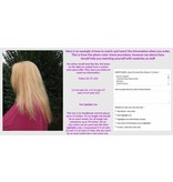 Color Swatches extra long hair, refunded on return