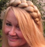 Chunky XL Braid Hairband Gretel, light blonde