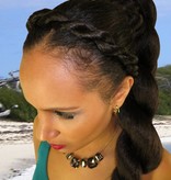 Afro Twist Headband, thick braid