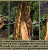 Henna red dream clip-in dreads