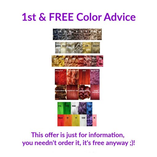 FREE hair color matching advise