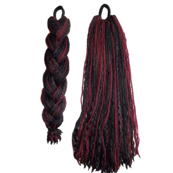 Black Wine Red Dreadlocks