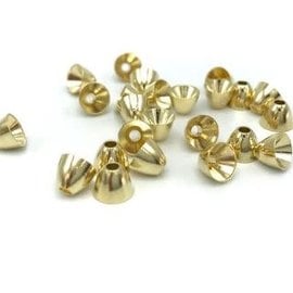 Hareline Dubbin Hareline Brass Cone Heads - Gold