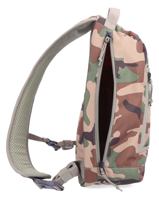 Simms Tributary Sling Pack - Woodland Camo - Gates Au Sable Lodge