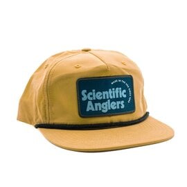 Scientific Anglers SA Flat Brim Retro Hat - Biscuit/Black