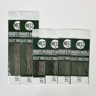 Metz Feathers Select Single Pack - Grizzly