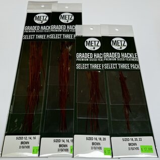 Metz Feathers Select Three Pack - Brown