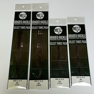 Metz Feathers Select Three Pack - Dun