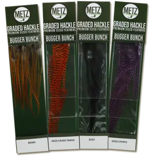 Metz Feathers Hackle Bugger Bunch