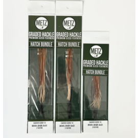 Metz Feathers Metz Hackle Hatch Bundle - 3pk - Caddis