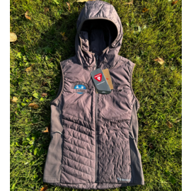 Simms Fishing Simms W's Gates Logo Fall Run Hybrid Hooded Vest - Grayling