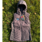 Simms Fishing W's Gates Logo Fall Run Hybrid Hooded Vest - Grayling