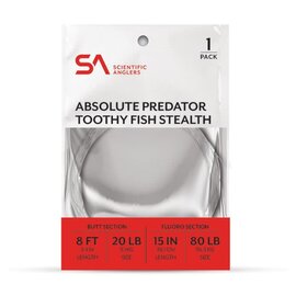 Scientific Anglers SA  Absolute Predator Toothy Fish Stealth Leader - 8ft
