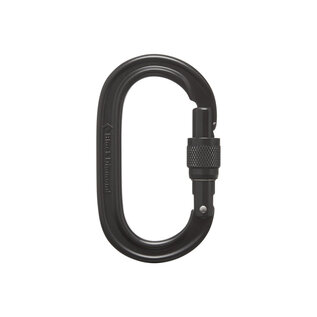 Black Diamond Oval Keylock Screwgate