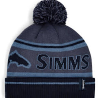 Simms Fishing Tip-Up Pom Beanie