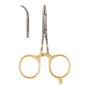 Dr. Slick Dr. Slick Scissor Clamp, 4", Gold Loops, Curved