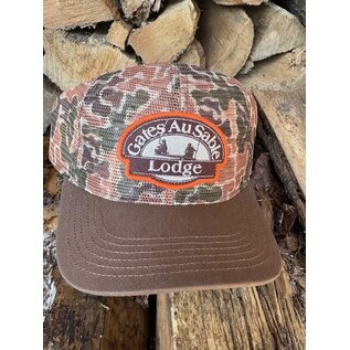 Gates Logo MESHY Cap Brown Duck Camo