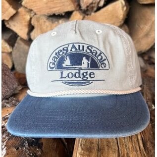 Legacy Legacy Gates Logo SKULLY Hat - Pebble/Navy with cord