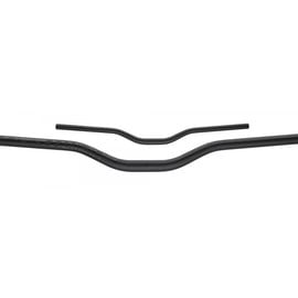 Handlebar Swing Low v.2 alu 7075, 750mm, diam. 25.4mm, rise 2", matt black anod.
