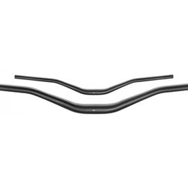 Handlebar Nitro X-Hi alu 7075, 800mm, diam. 31.8mm, rise 2.5", black anod.