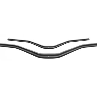 Handlebar Nitro X-Hi alu 7075, 800mm, diam. 31.8mm, rise 2.5", black anod.