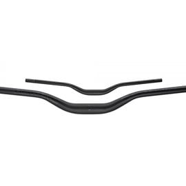 Handlebar Lightning Low alu 7050, 800mm, diam. 35mm, rise 1", matt black/polished black anod.