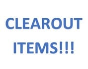 CLEAROUT SALE ITEMS UP TO 40% OFF 